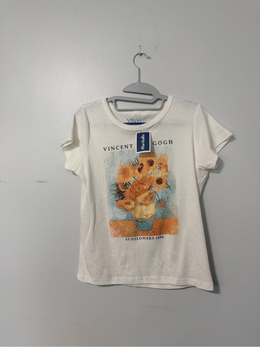 Van Gogh Sunflowers 1888 Graphic Tee XL NWT Vincent van Gogh Art T-Shirt